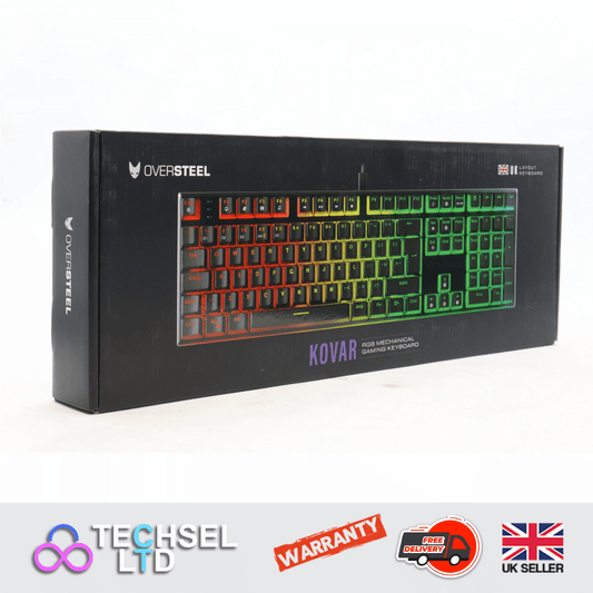 Oversteel - KOVAR USB Gaming Keyboard RGB Outemu Blue Mechanical Switc