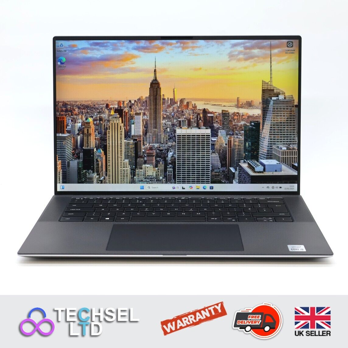 Dell Laptop Precision 5550 Intel i9 10885H 32GB RAM 1TB NVMe SSD Quadr