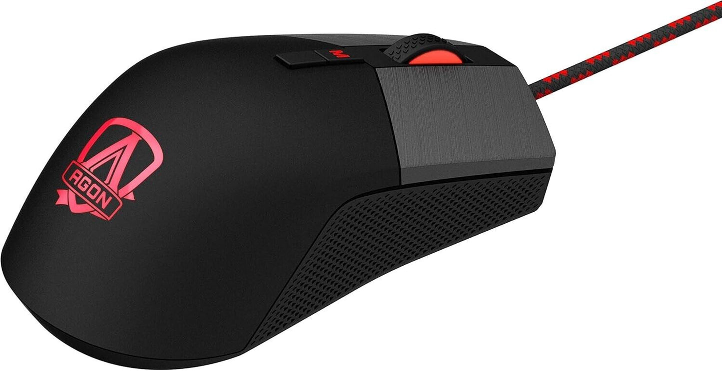 AOC Agon AGM700 Gaming Mouse 16,000 DPI Omron Switches RGB effects