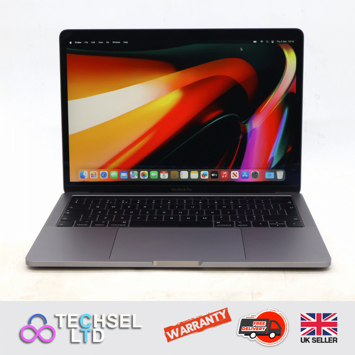 MacBook Pro A2159 Laptop 13" 2019 256GB SSD 8GB RAM Core i5 Touch Bar