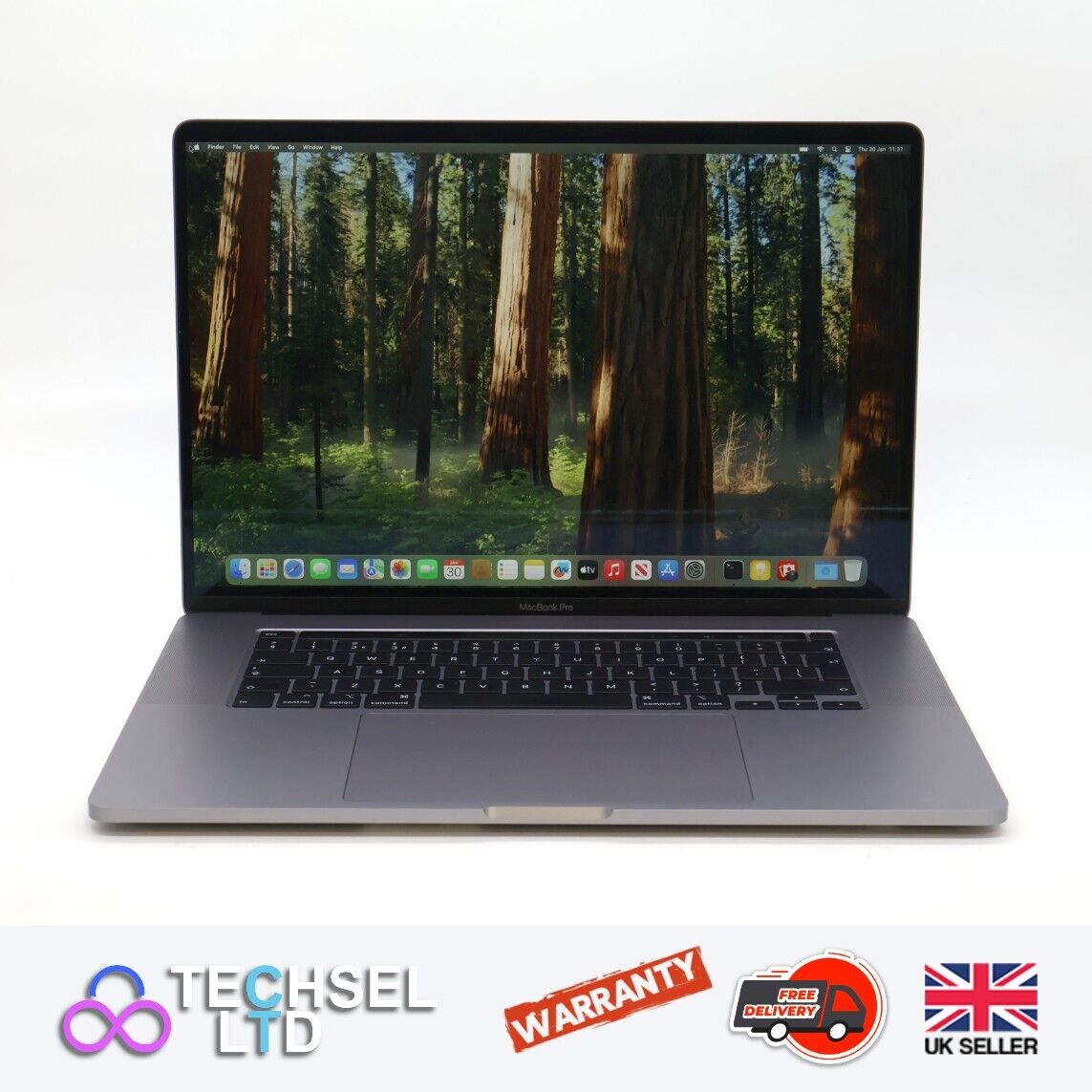 MacBook Pro A2141 16" Laptop 2019 I9-9980HK 2.4GHZ 32GB RAM 512GB AMD