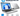 HP ELITEBOOK 640 14 INCH laptop in silver metal with black keyboard, 14-inch display, HP logo and slim business design.